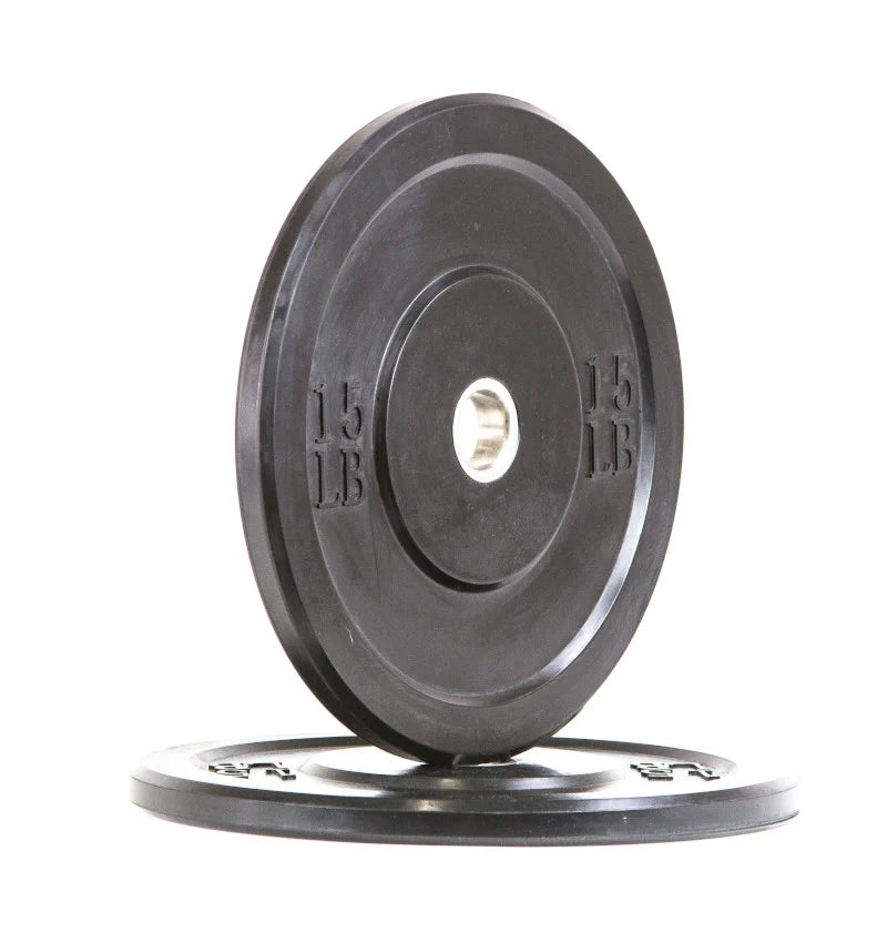 Standard Black Bumper Plates (Pairs)