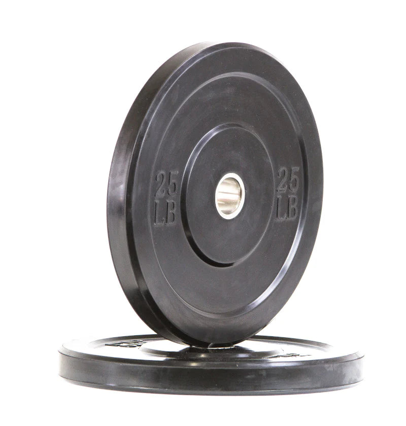 Standard Black Bumper Plates (Pairs)