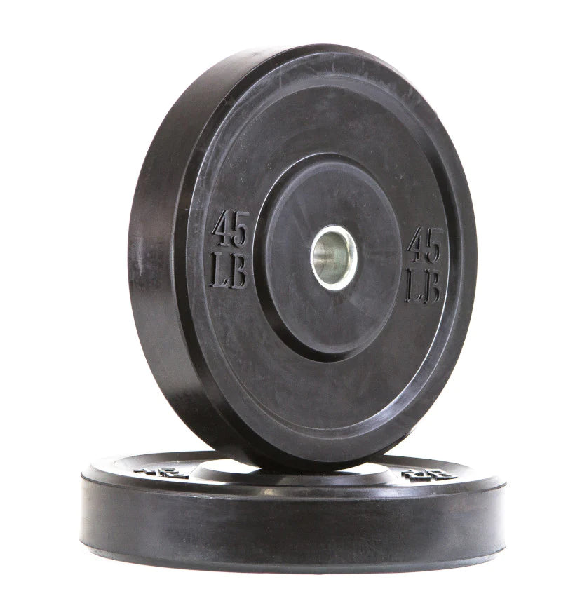 Standard Black Bumper Plates (Pairs)