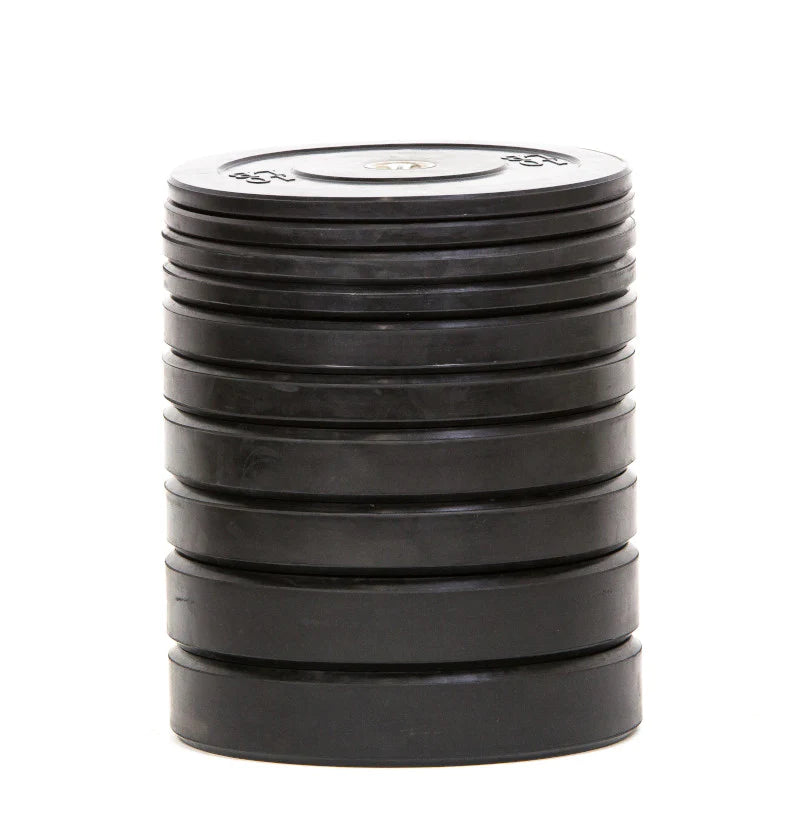 Standard Black Bumper Plates (Pairs)