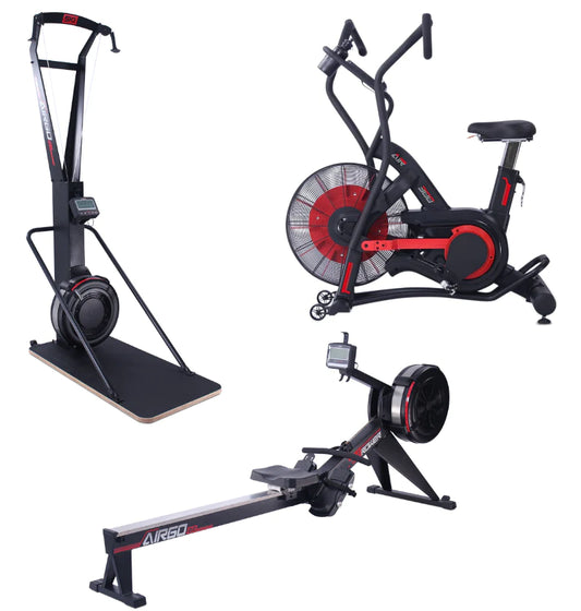 COMBO PACKAGE: AirGo AirBike + AirGo Rower + AirGo Ski Trainer *FREE SHIPPING